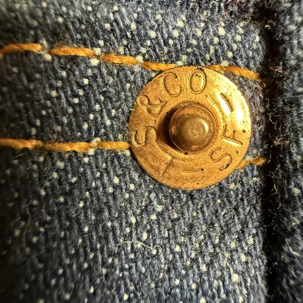 VTG 80s Levis 20508 Mens Jeans 34x30 Straight Leg Orange Tab Made USA Denim‎